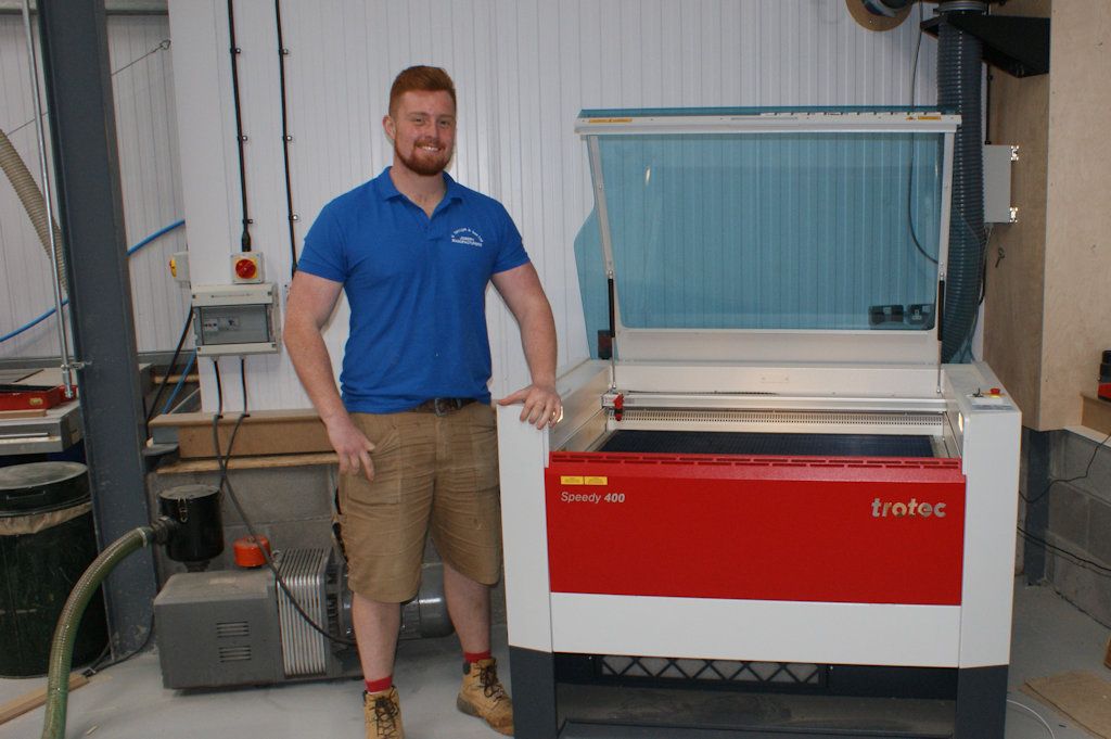 Jake Taylor and the Trotec 400